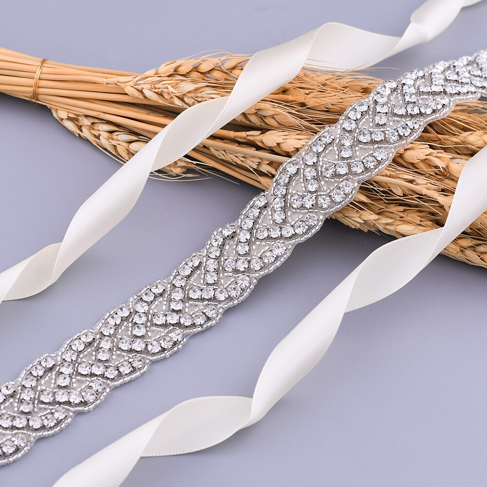 TRiXY S216-S atemberaubend Strass Gürtel Braut Gürtel Brautjungfer Gürtel für Kleid Hochzeit Kleid Gürtel Bling Gürtel für Frauen Taille Band