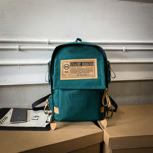 Retro Street Style Canvas Rugzak Mannelijke Mochila Schooltassen Voor Tieners Meisjes Laptop Rugzakken Eenvoudige Mode Rugzak: green