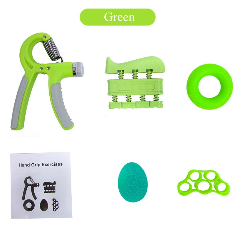 Adjustable Heavy Hand Strength Expander Wrist Training Increase Strength Spring Finger Pinch Power Trainer Hand Exercise: green