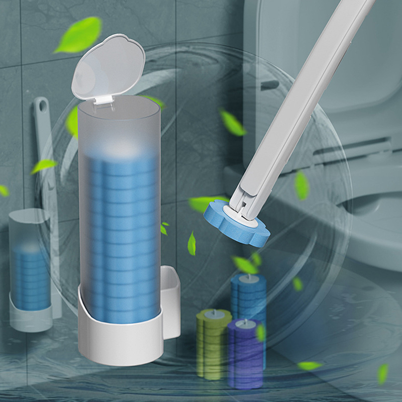 Einweg-Toiletten bürste Zauberstab reinigungs werkzeug für Schlecht Ersatz bürsten kopf Toiletten reinigungs bürstenset WC-Zubehör