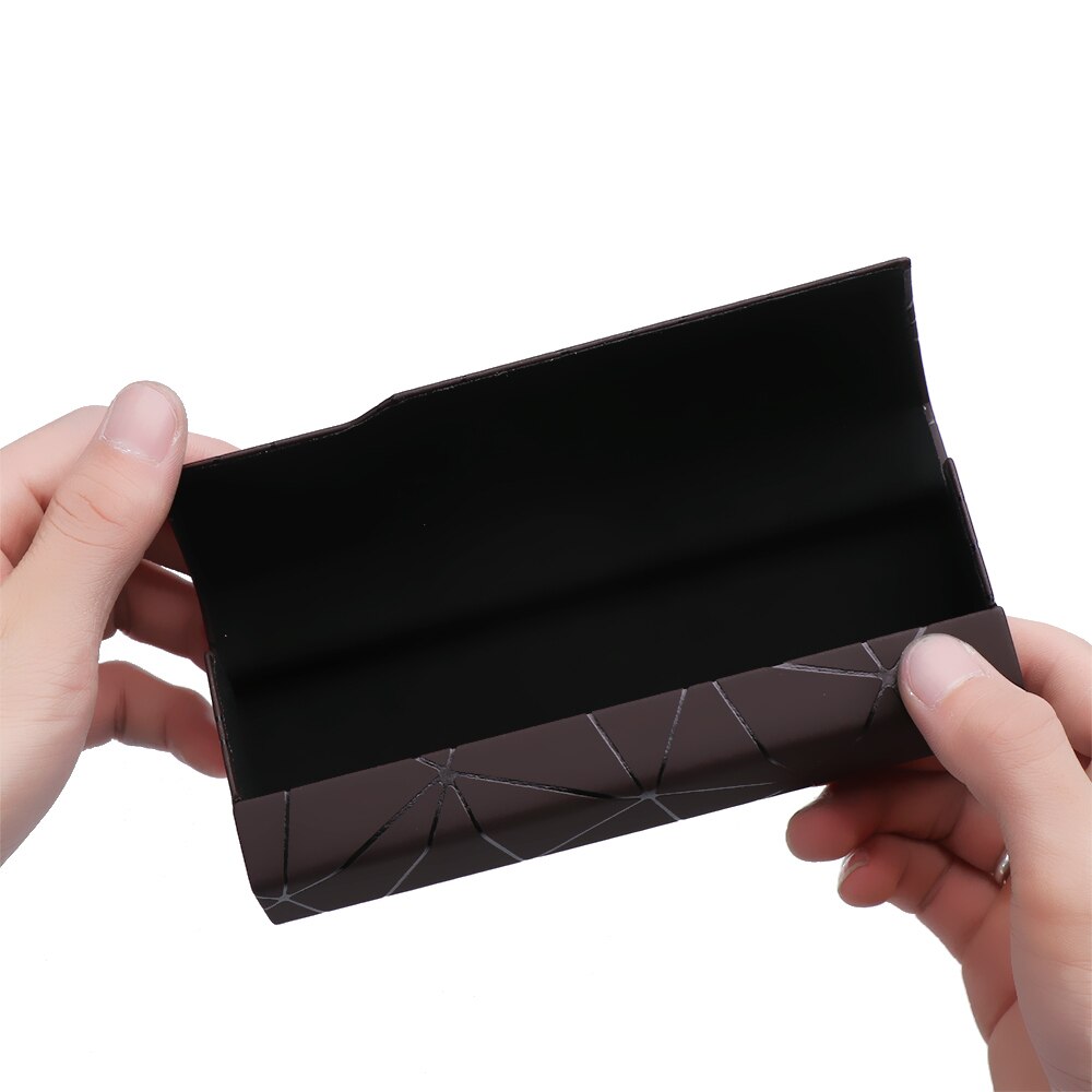 1 pc unisex glasögonbox skyddsfodral bärbart solglasögonfodral handgjorda optiska läsglasögontillbehör