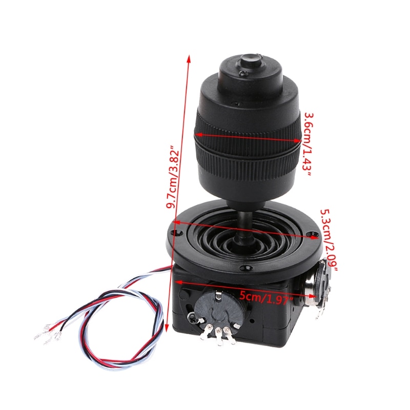 4-Axis Plastic Joystick Potentiometer For JH-D400X-R4 10K 4D with Button Wire #Aug.26