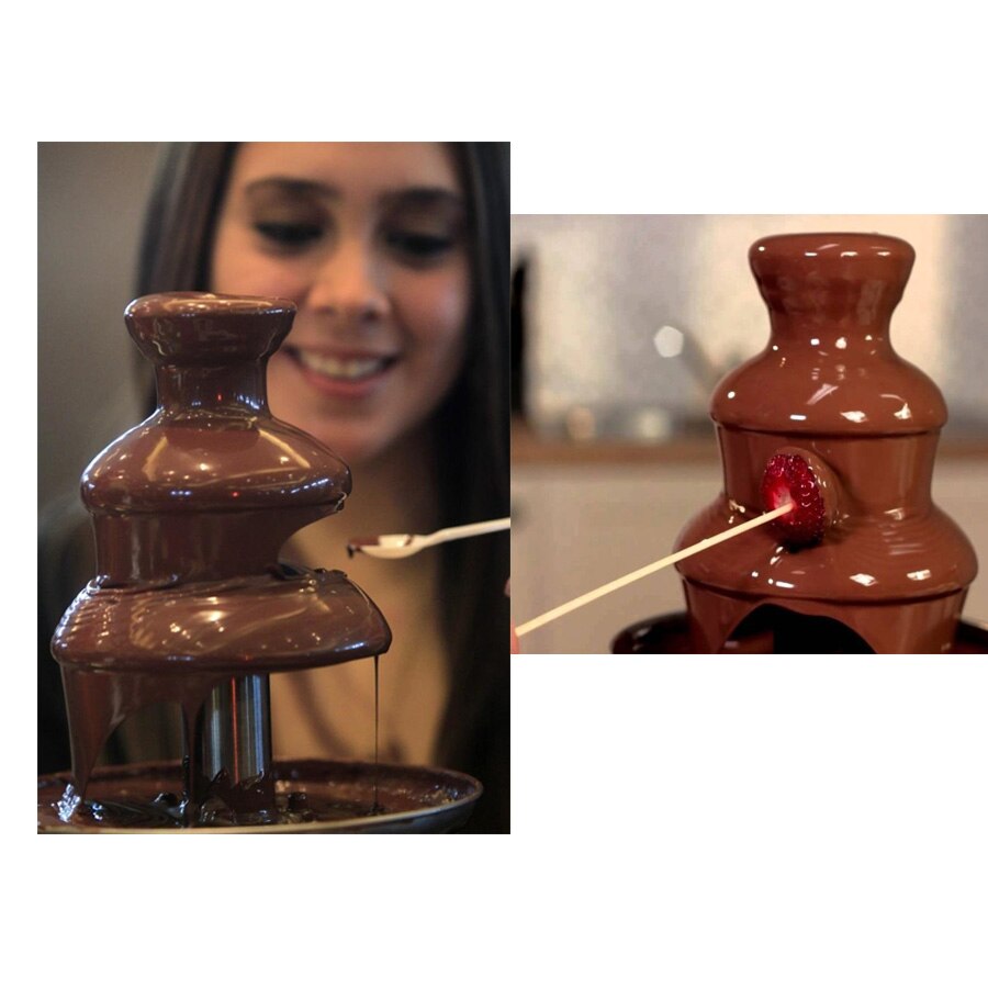 Mini Chocolate Fountain Chocolate Melt With Heating Fondue Machine factory price