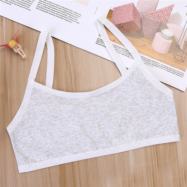 Girl Bra Cotton Underwear Training Bras Children Summer Bra Underwear Kids Bra Teenage Underwear