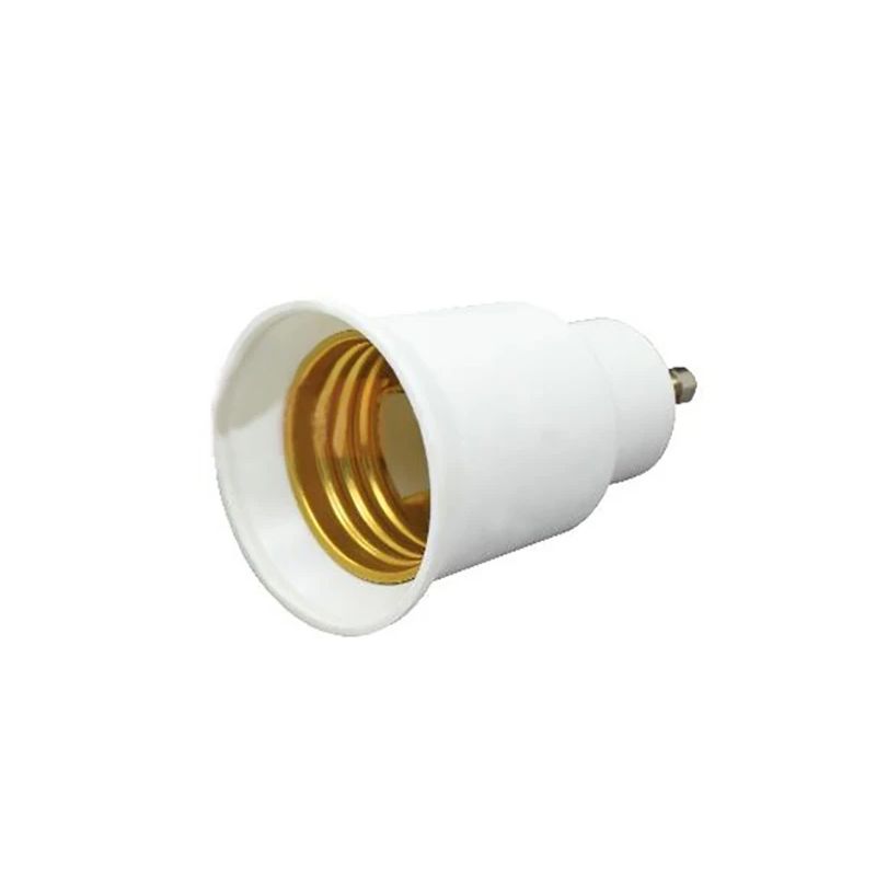 GU10 naar E27-adapter - 2-pins (GU10) basis naar middelgrote schroef (E27) basislampfittingconverter, LED-verlichtingsadapter lamphouder