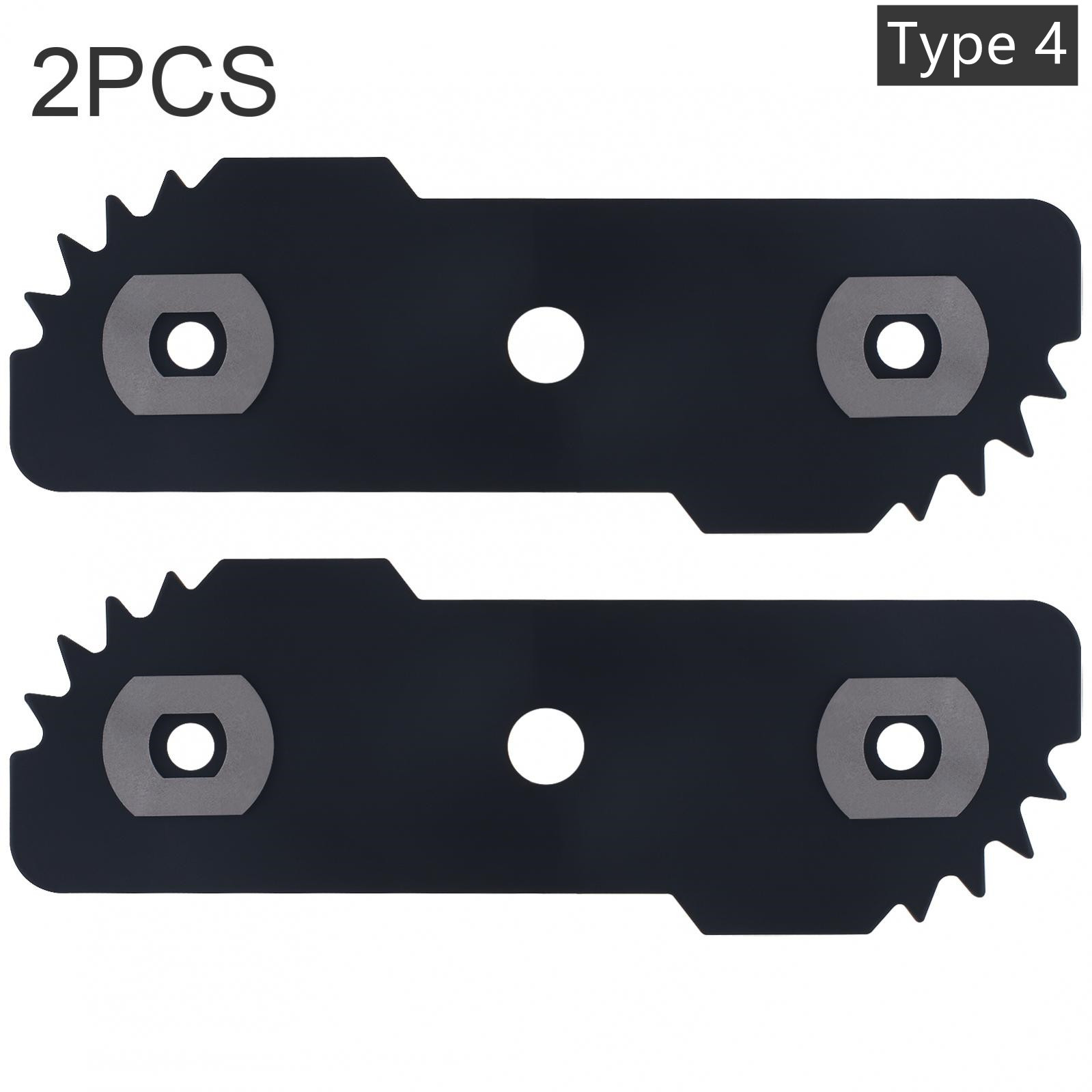 2PCS Edger Blade Electric Grinding Machine Blades Heavy Duty Lawn Edge Blades Replacements Fit for Black /Decker Edge: black