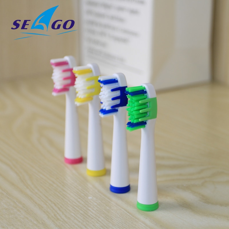 Seago Originele Interdentale Head Dental Vervangende Opzetborstel Zachte Dupont Nylon Haren Elektrische Borstelkop Diepe Schoon SG015