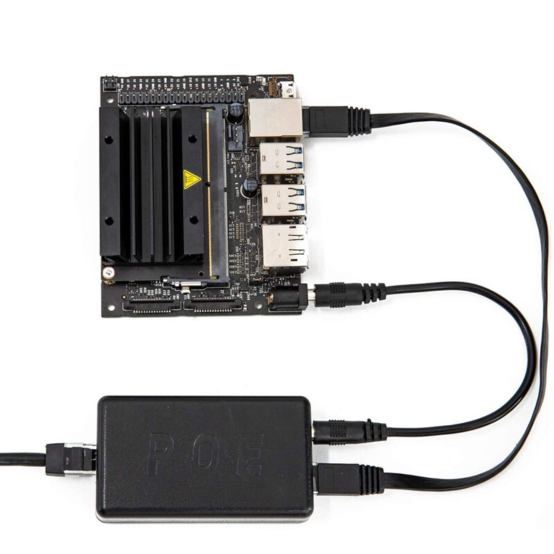 PoE Splitter 5V 4A for Jetson Nano, for Raspberry Pi 4 and More - Active PoE+ to Barrel Jack or Gigabit PoE Splitter