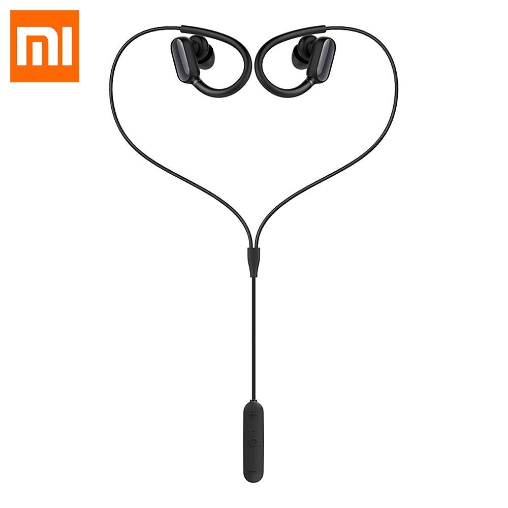 Original xiaomi sport bluetooth headset trådlöst bluetooth 4.1 hörlurar ipx 4 vattentäta svettfria hörlurar med mikrofon