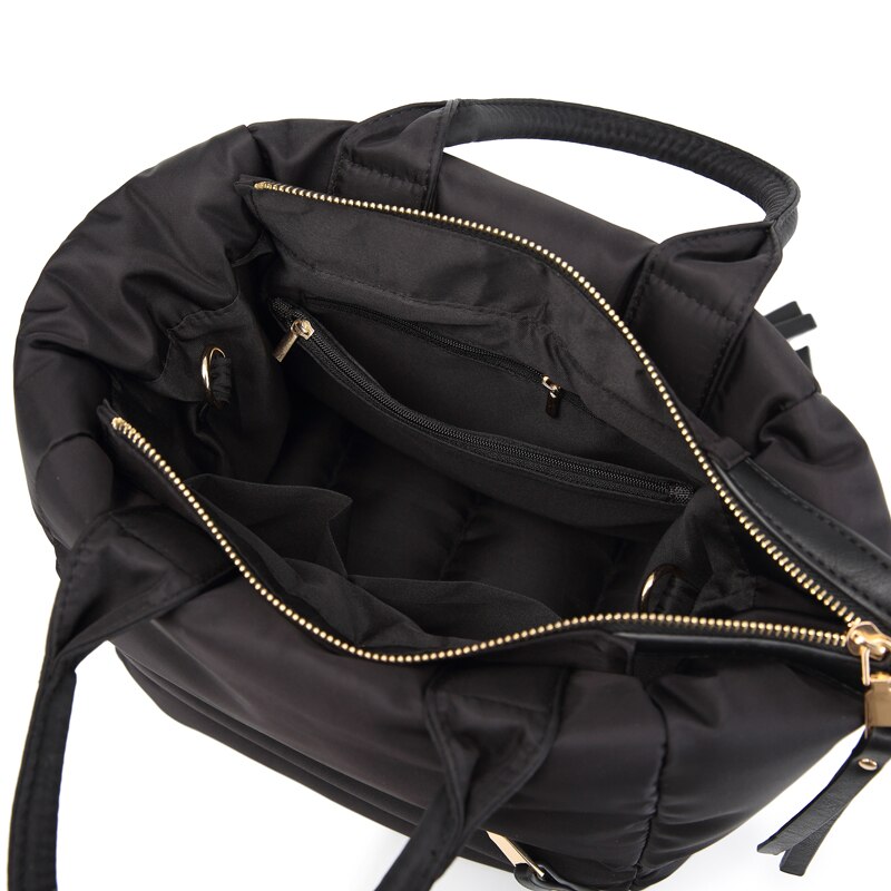 2020 novo inverno espaço de algodão bolsa feminina casual totes saco para baixo pena acolchoado senhora ombro saco sac a mian crossbody