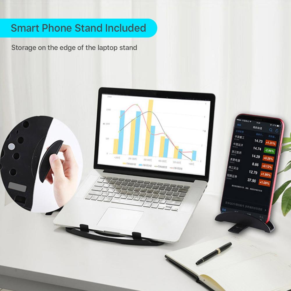 Portable 13-17 inch Laptop Stand Adjustable for MacBook Air Notebook Foldable Cooling Pad Desktop Holder Bracket for Home Office