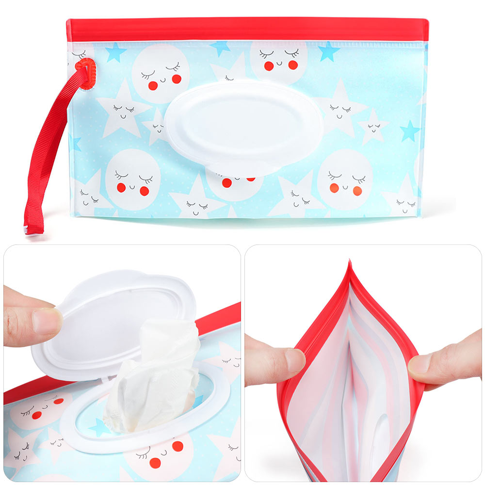 New EVA Baby Wet salviette custodia porta salviette uso riutilizzabile borsa per salviettine umidificate Flip Cover scatola per fazzoletti passeggino per esterni accessori