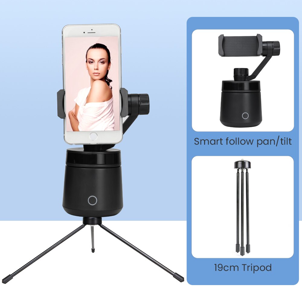 360° Face Tracking Gimbal Stabilizer - Smartphone Holder with Tripod - Bluetooth Remote Control - 1500mAh Battery: Type 1