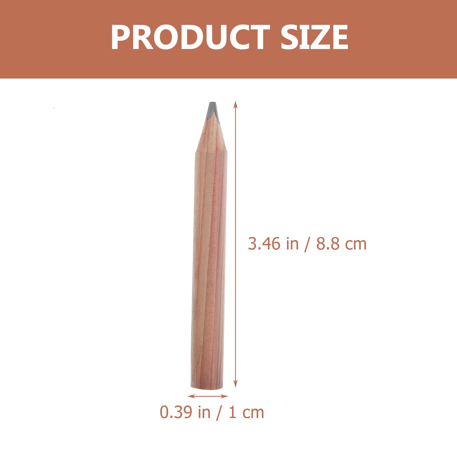 1 Set Beginner Pencils Wood Short Pencil Students Stationery DIY Art Painting Pencils