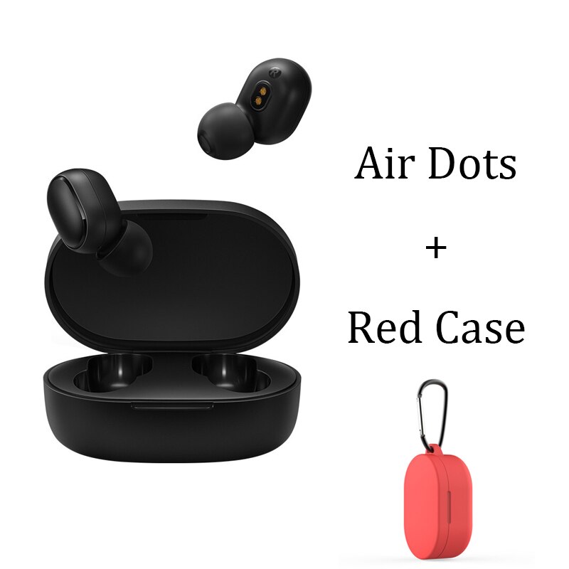 Xiaomi Redmi Airdots True Wireless Sports Running Bluetooth Headset TWS Headset for Android/iOS: AirDots-RedC