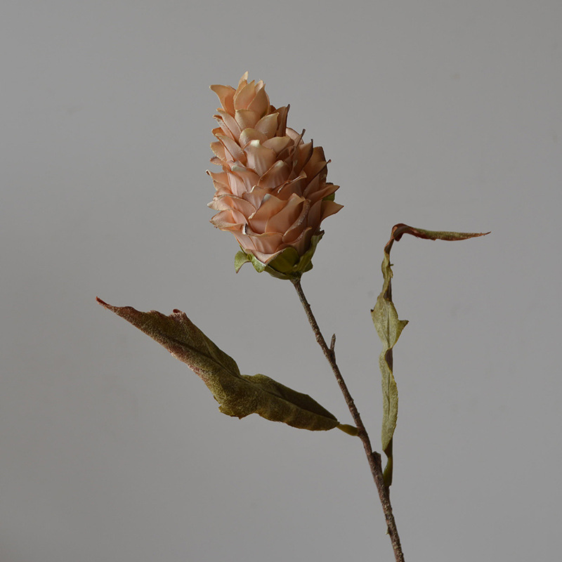 2pcs- Artificial Ginger Flower Bouquet Plastic Realistic Floral Arrangement Wedding Christmas And Halloween Artificial Plants: Mint