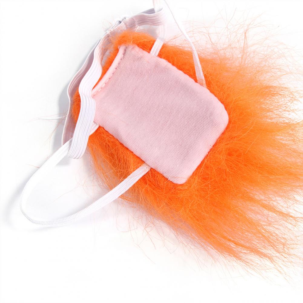 Peluquín de pelo Artificial para de gato, tocado de pelo desordenado para perro, peluches creativos para peluca, accesorios para vestido de Labrador, suministros divertidos para Halloween