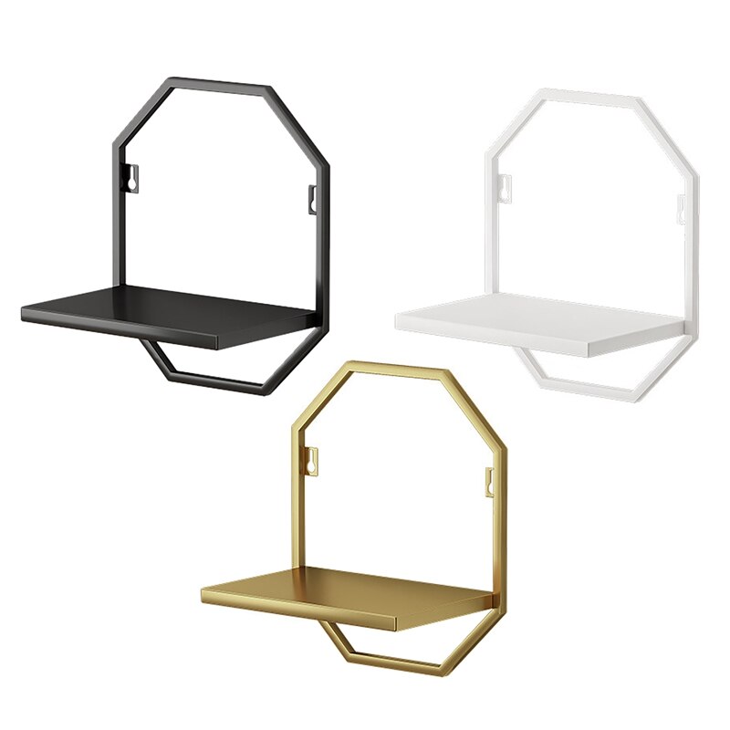 Creative Storage Display Shelf Wall Mounted Storage Rack Wall Display Craft Shelves Kitchen Bedroom Living Room Stand