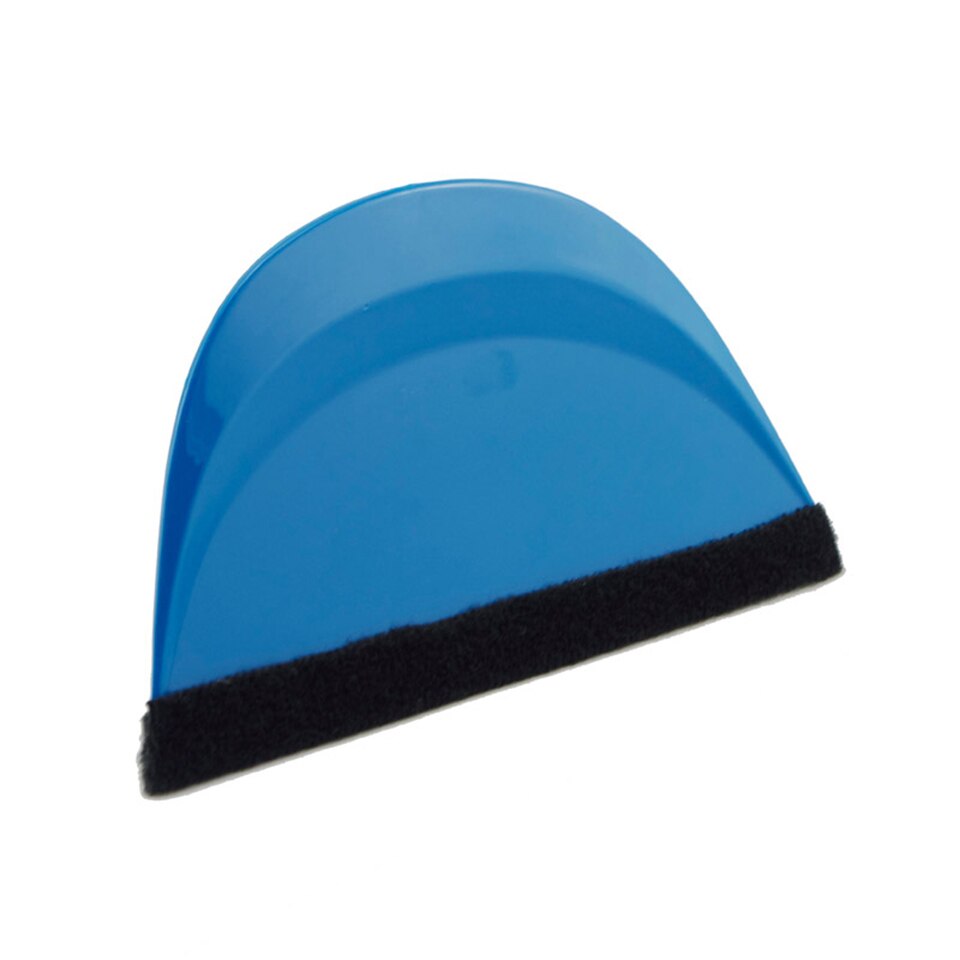 Bleu demi-lune carte à puce voiture teinte raclette voiture Vinly emballage outil pour fenêtre teinte installation MO-161: MO-161F with felt