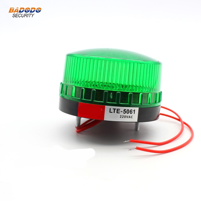 Mini lampe stroboscopique à LED, lumière jaune, bleue, rouge et verte, signal d&#39;avertissement, sirène sonore de 100db, pour porte battante