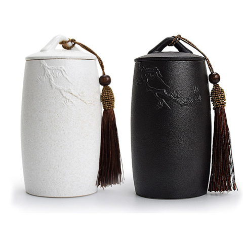 Keramiske teopbevaringsbokse til krydderier køkkendåser porcelæn tedåser forseglet sukker slikbeholder tekande tank