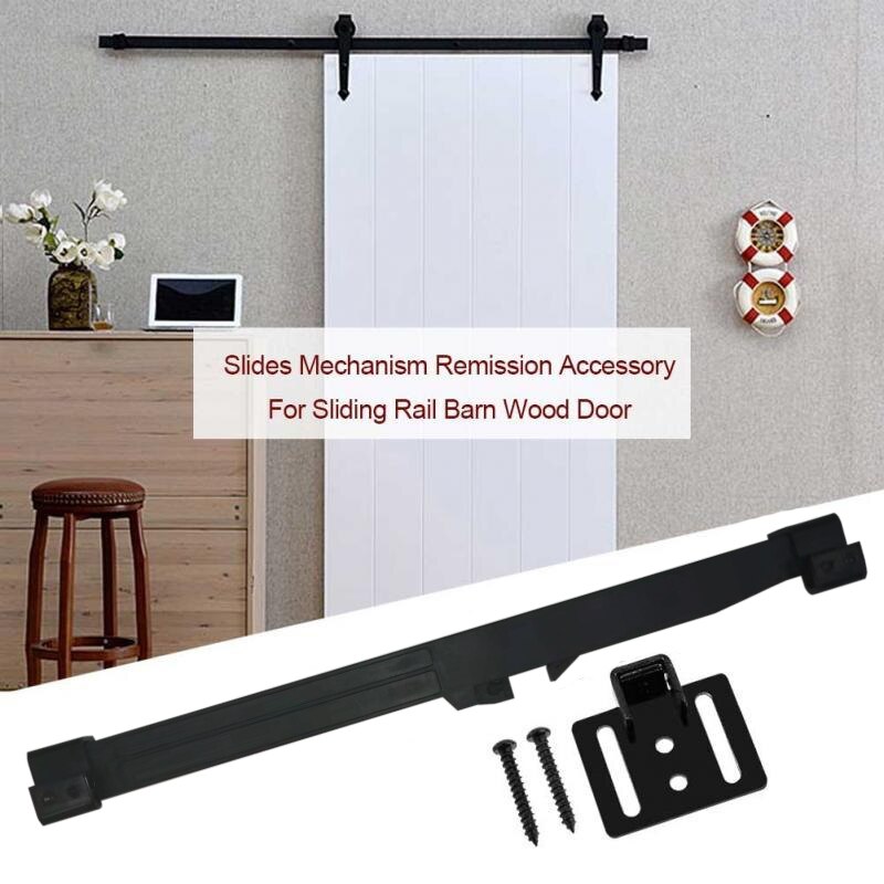 Amortisseur de porte coulissante en bois, mécanisme de fermeture souple, accessoire de meuble de remise pour Rail de guidage grange, offre spéciale, 2 pièces