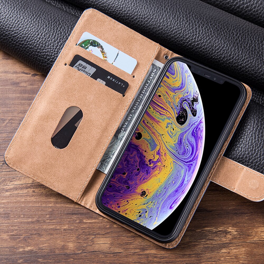 clown Flip Case For on HONOR 10X Lite Covers Huawei honor 10X lite DNN-LX9 Wallet Leather Case For honor 10 x Light Phone Cover