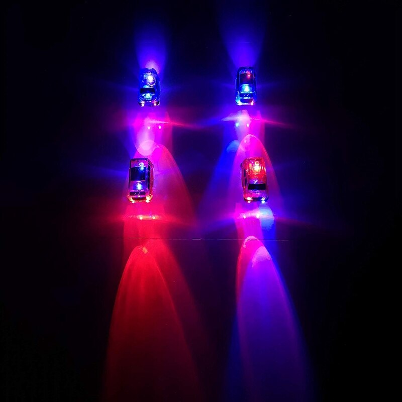 3 Pack Track Cars Compatible with ic Tracks and Neo Tracks Replacement Light Up Racing Track Accessories with 5 Flashing LED
