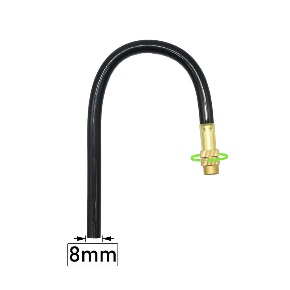 Sistema di irrigazione a goccia fai-da-te Ugello nebulizzatore Irrigazione regolabile 8mm Pe Tubo di bloccaggio dado Connettore Irrigazione a goccia spruzzatore: Blu