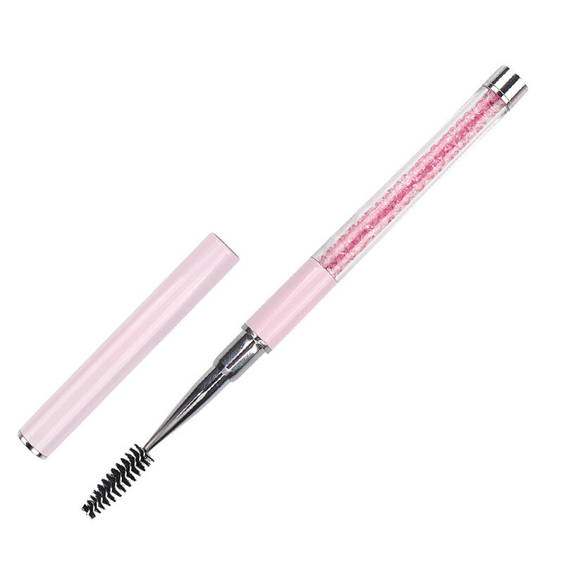 Eyelash Brush Reusable Spoolie Micro Eyebrow Lash Brush Extension Supplies Mascara Wand Applicator Makeup Lash Eyelash Brushes: Gold