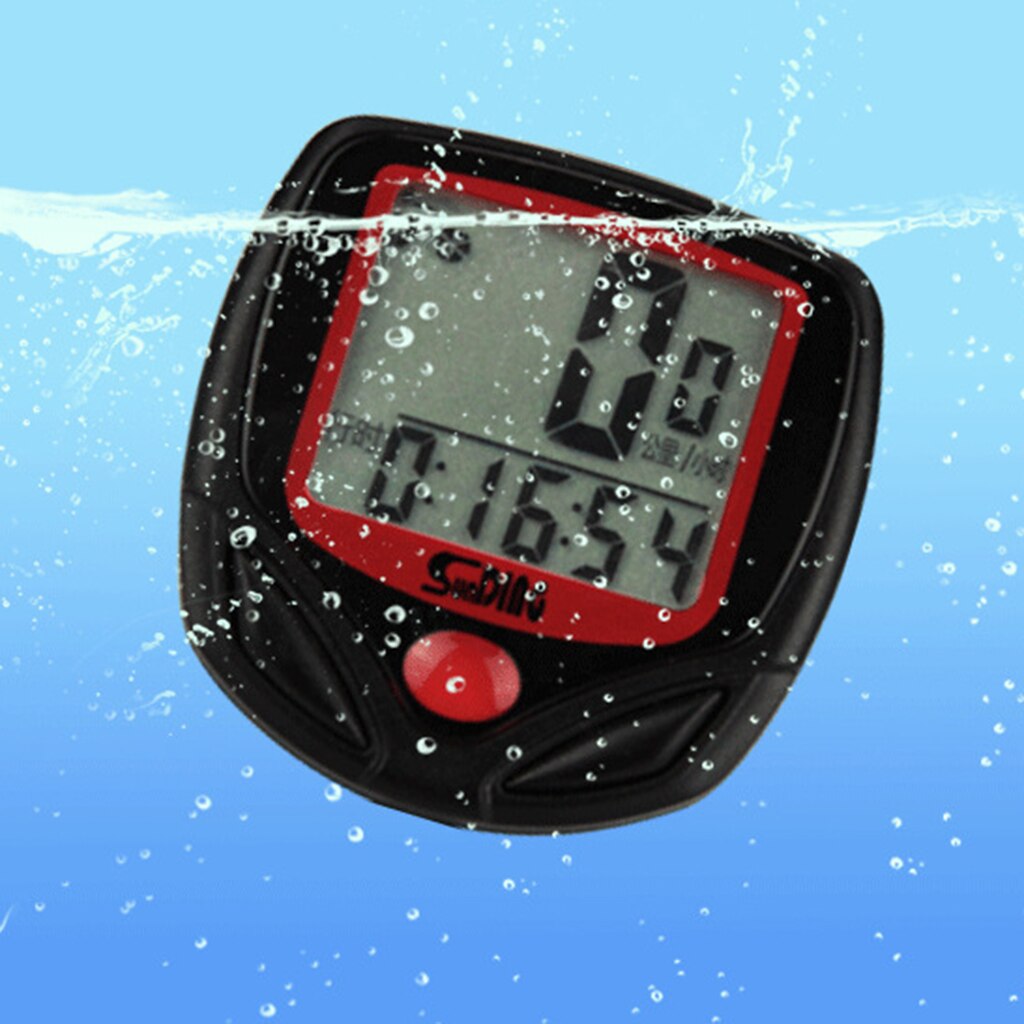 Universal Digital Motorcycle Speedometer LCD Display Odometer Tachometer Gauge with Background Light