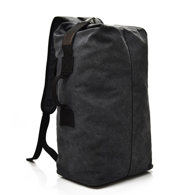 De rectángulo mochila de hombres de bolsa de gran capacidad bolso de deporte de los hombres de mochila verde hombre 17,3 &quot;ordenador portátil mochila: Negro / Large 30x20x55cm