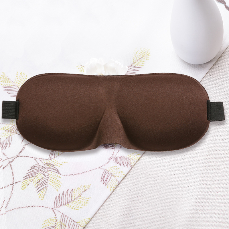 Masque pour les yeux 3D, aide au repos de voyage, Patch de couverture pour les yeux, masque de sommeil doux rembourré, bandeau pour les yeux, masseur relaxant: Bleu