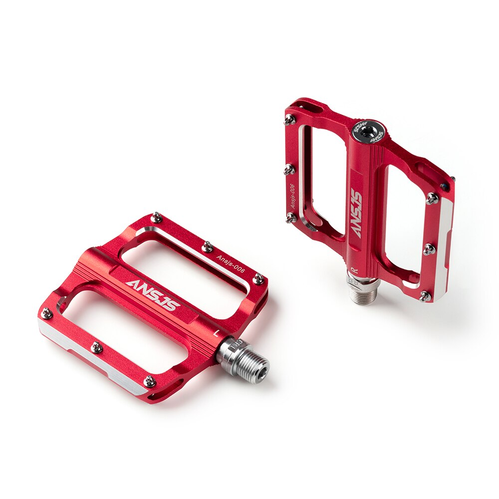 Ansjs Beauty Star Bike Pedals Bicycle Pedals 9/16 Inch Spindle Universal Cycling Pedals Aluminium Alloy Lightweight Bike Pedals