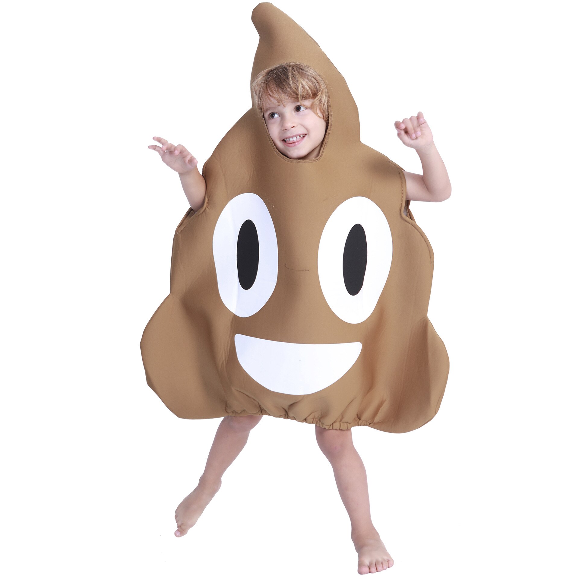 Halloween poop udtryk mænds og kvinders cosplay kostumer halloween kostumer svampe poop børneshow siamesisk tøj