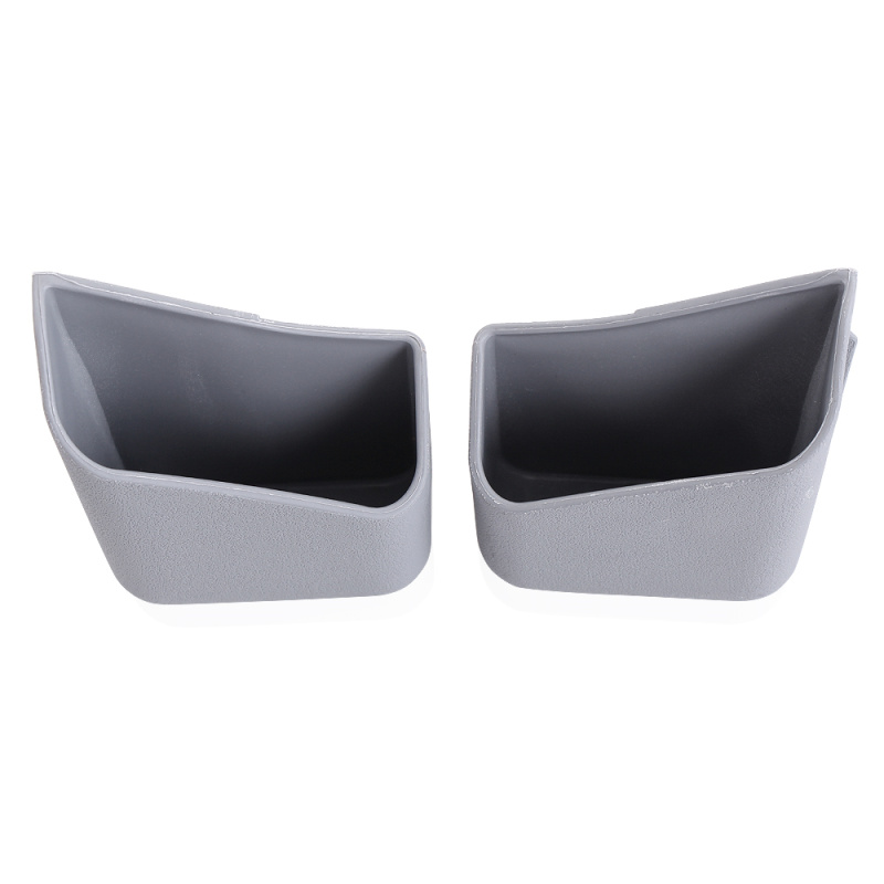 Self-Adhesive Pillar Pocket Card Phone Storage Holder 2 colors for Car: Gray