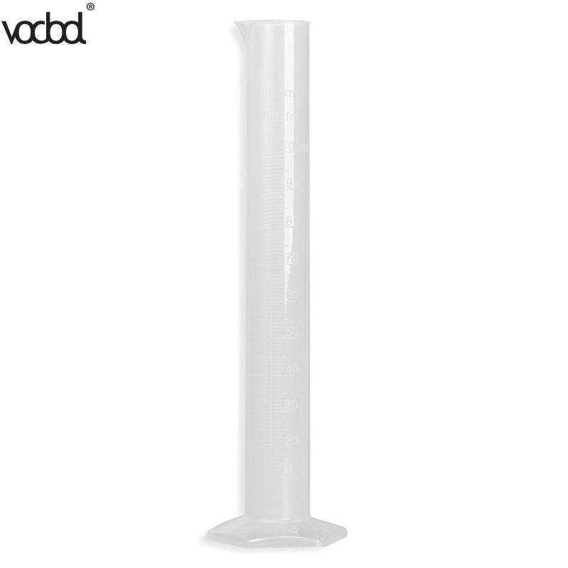 Conical Measuring Cup Plastic Transparent Graduated Cylinders Laboratory Kitchen Measure Tool School Lab Accessories 1Pc 100ML