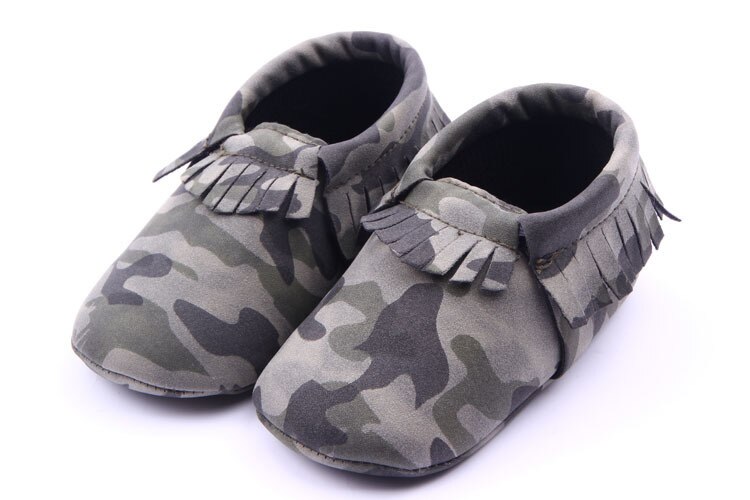 Arrivels Camo Little one shoes Soft Sole Leather Baby Infant Toddler Kids Boy Camo Shoes 3-12M