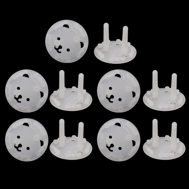 10pcs EU Stand Stopcontact Cover 2 gat Stopcontact Baby Kind Veiligheid Elektrische Schok Proof Stekkers Protector bebe