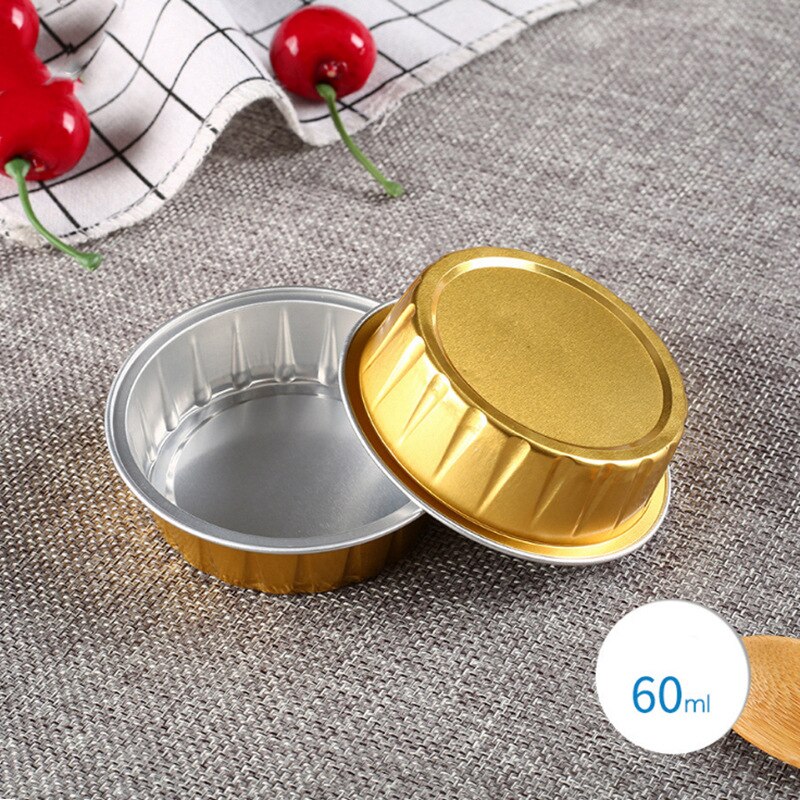 50Pcs Einweg Aluminium Folie Schüssel Backen Grill Imbiss Aluminium Folie Box