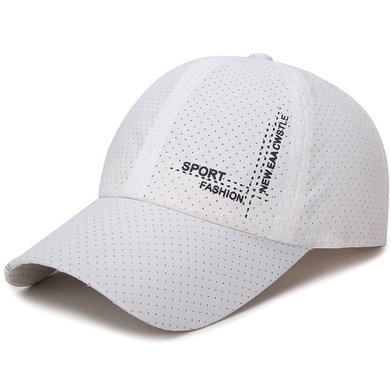 Berretto Donna Uomo Estate Primavera fuori le porte Caps Donne Lettera Solido Adulto Coppie Tappo Esterno Protezione di Sport Del Cappello con visiera: White