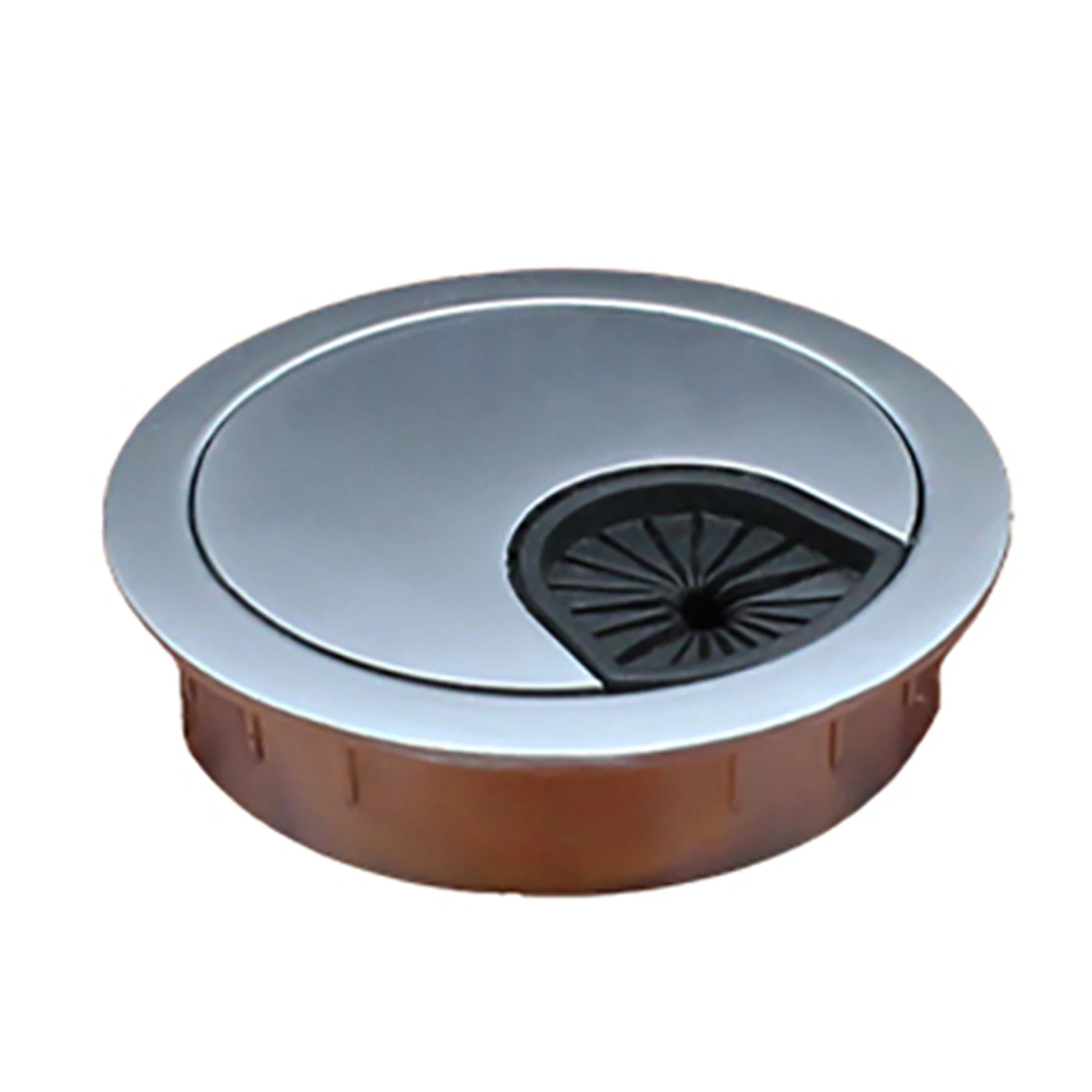 1pc pratique 50mm/60mm/80mm ordinateur œillet en métal bureau Table câble bien rangé sortie fil couverture organisateur matériel