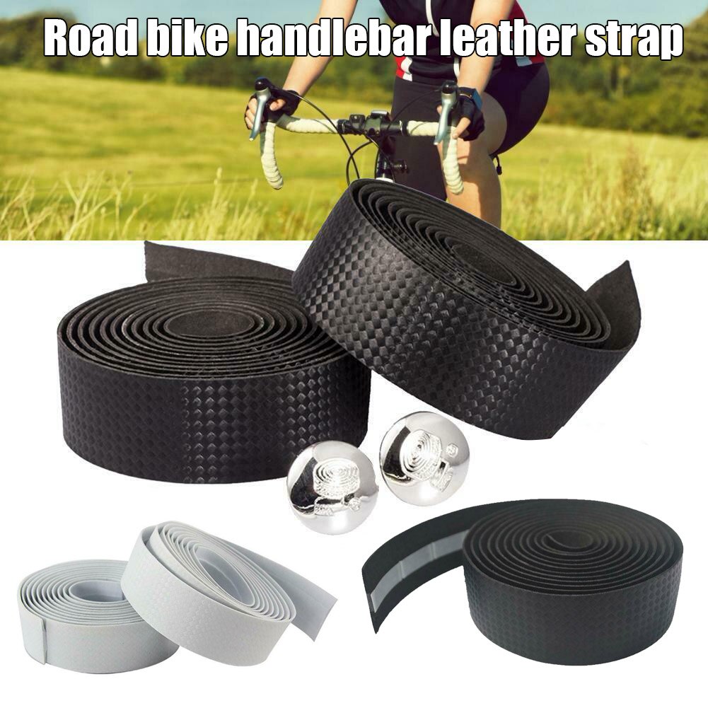 Nieuw racefiets stuurlint mountainbike banden antislip ademend zweetabsorberend pu lederen band  bn99