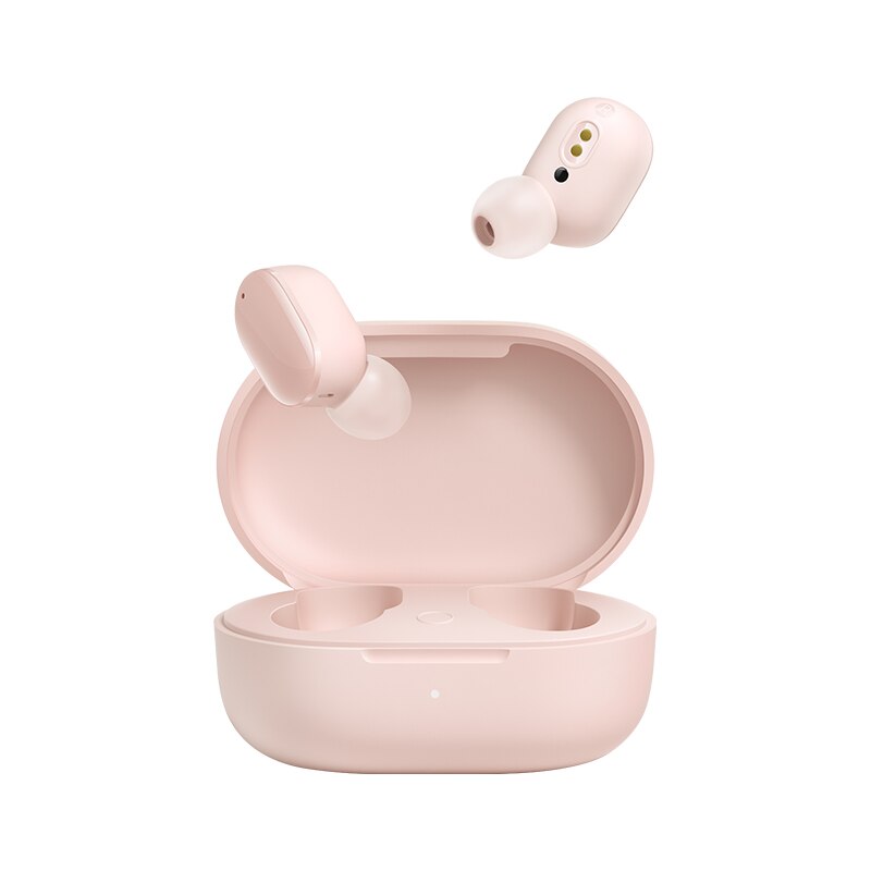 In Stock Xiaomi Redmi AirDots 3 TWS In-Ear Earphones Bluetooth 5.2 aptX Adaptive Stereo Bass With Mic Handsfree Wireless Earbuds: Pink