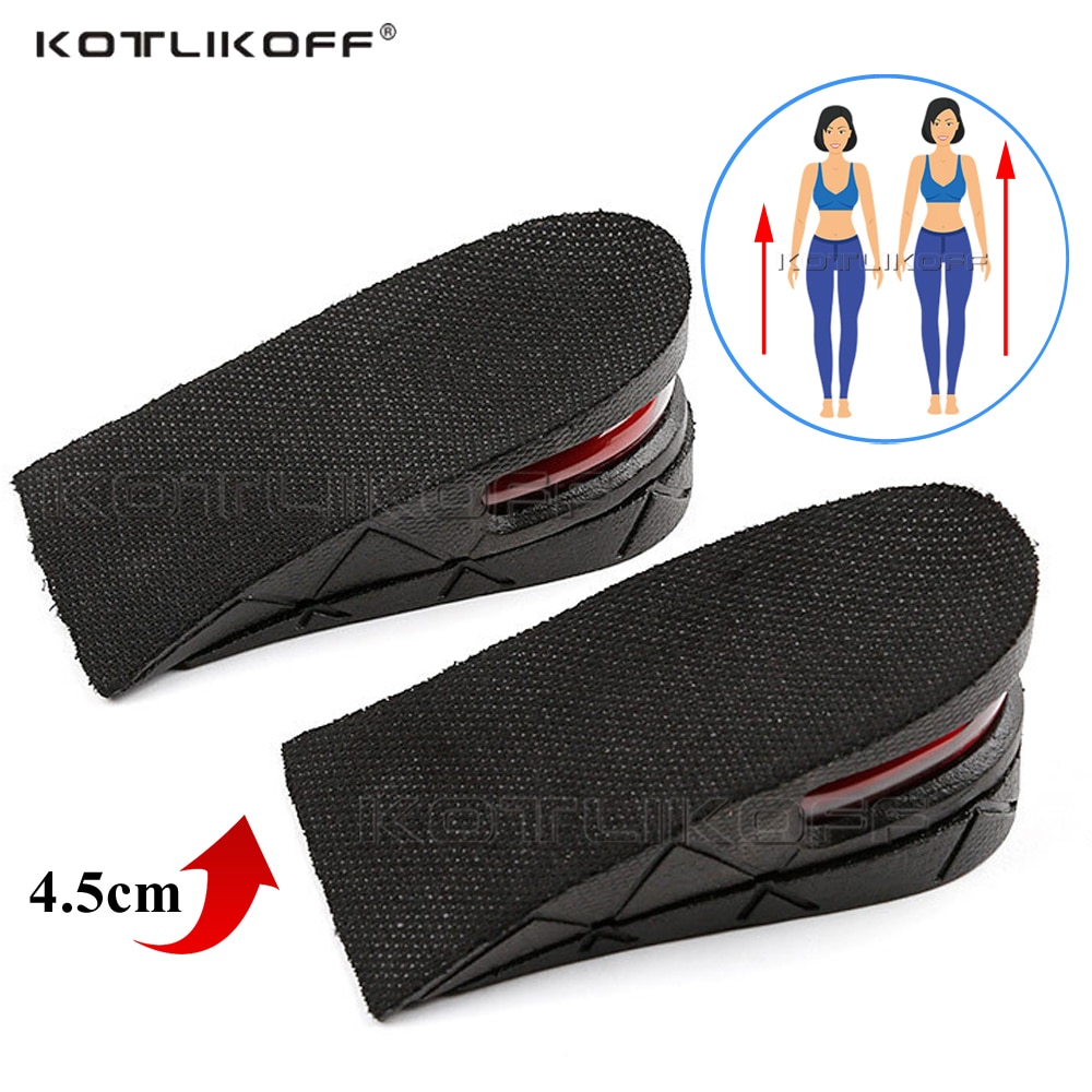 Hoogte Toename Half Binnenzool Muti-Layer Luchtkussen Hoogte Toename Lift Shoe Binnenzool Liften Kit 4.5Cm Taller Inserts voor Schoenen