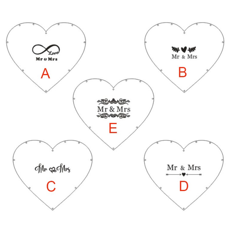 Guest Book 100PCS Heart Wood Vintage Unique Wedding Guest Book Wedding Centerpieces Idea