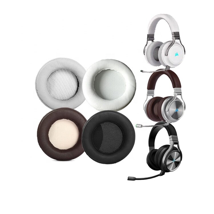 Ersatz Ohrpolster für CORSAIR VIRTUOSO RGB Drahtlose SE Headset Kopfhörer Leder Hülse Kopfhörer Ohrenschützer