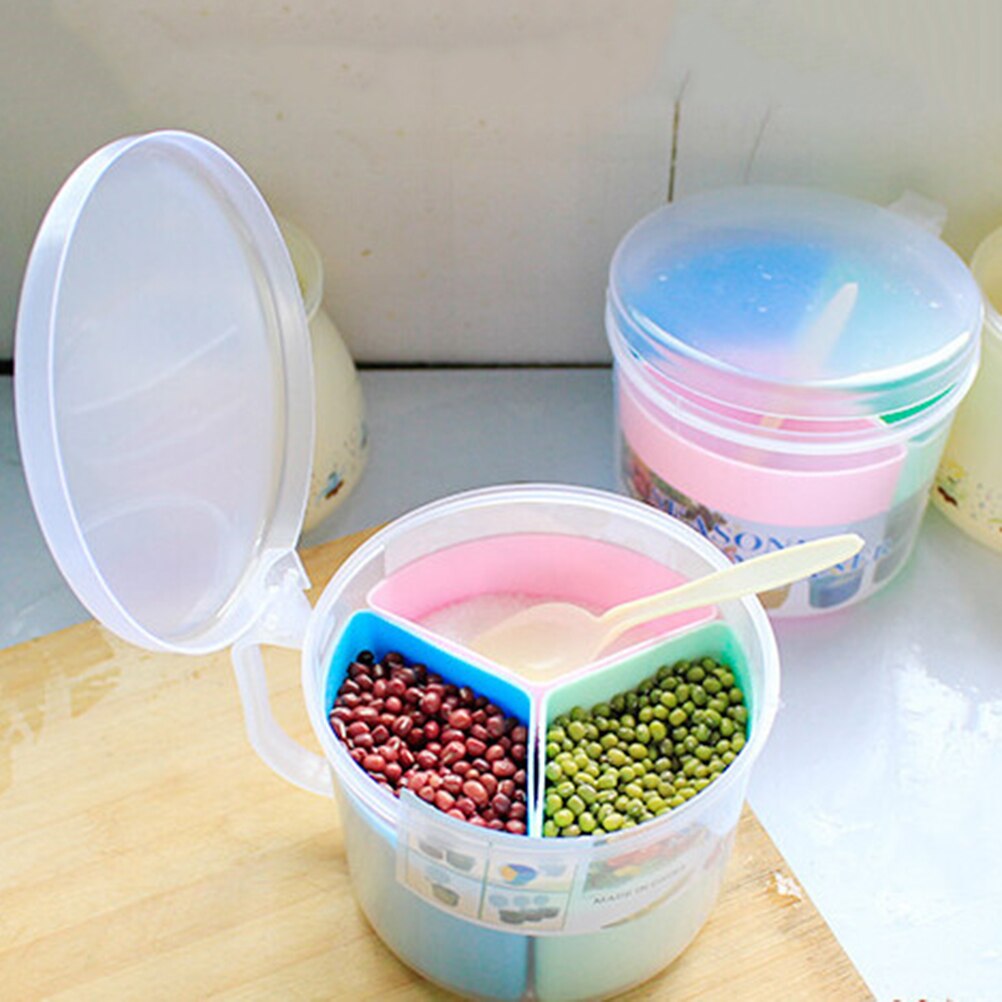 3 rooster keukenkruiden keramische opbergdoos met lepel koffie thee suiker container pot verzegelde blikken draagbaar