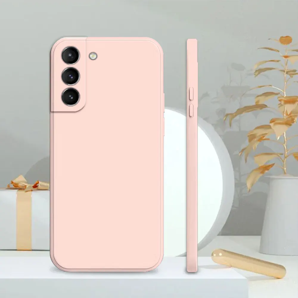 per Samsung S21 FE custodia antiurto per Samsung galassia S21 più custodia per telefono coperchio posteriore morbida in silicone per Samsung S21 ultra Fundas: Della tela di canapa / Cielo Blu