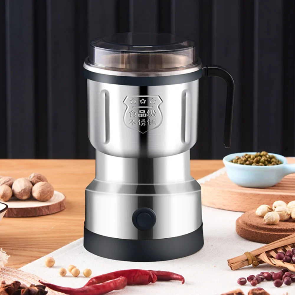 Molinillo de café eléctrico Houselin, potente molinillo de especias de 300W, molinillo doméstico para hierbas, nueces, granos